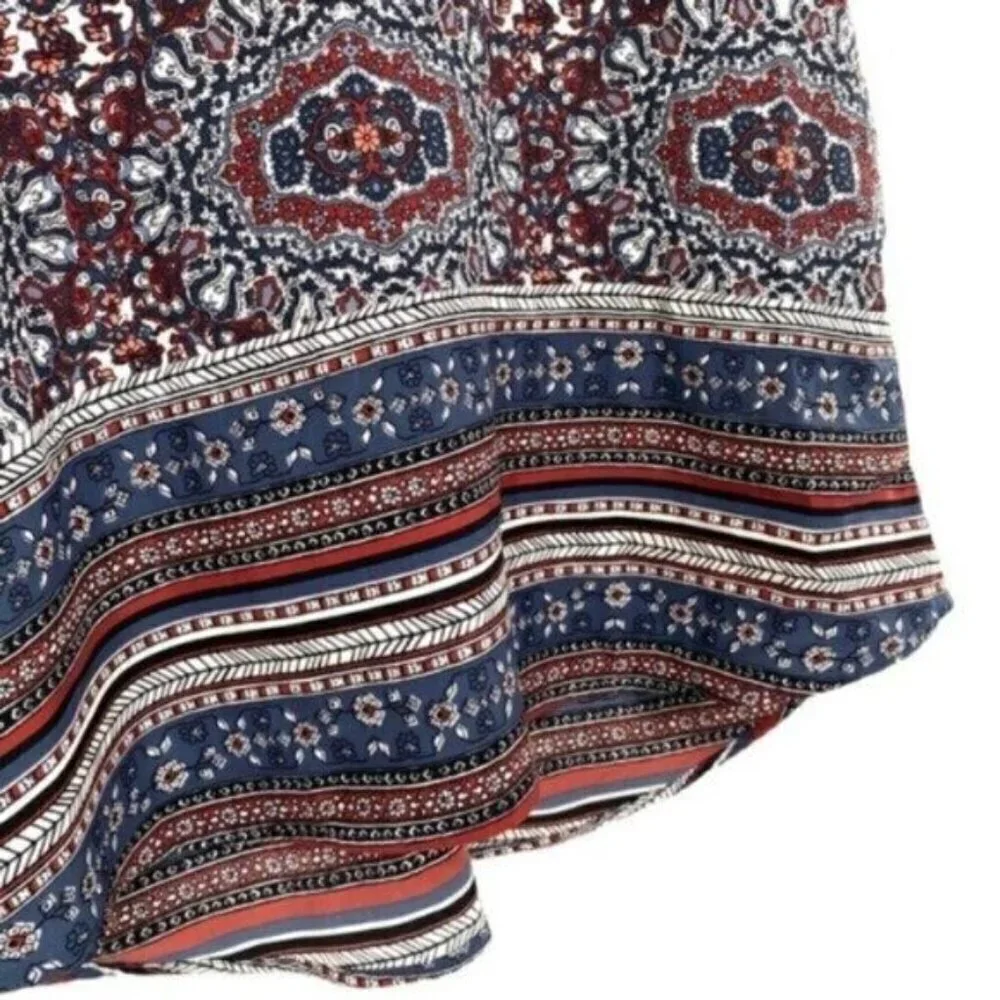 Athleta Medallion Dunes Boho Tassel Halter Tank Top - Picture 7 of 13